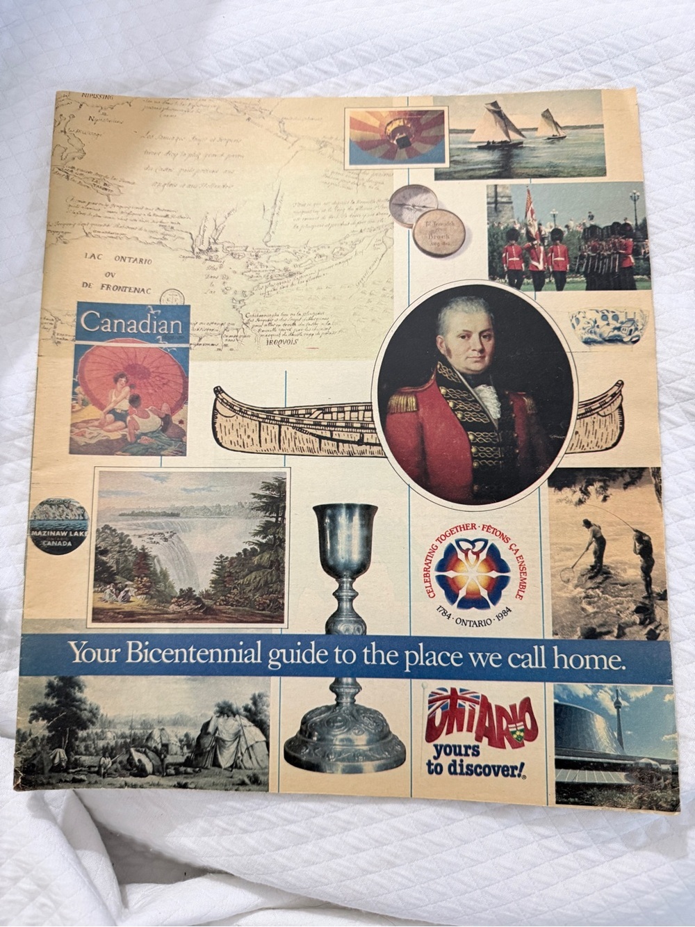 Vintage 1984 Ontario Bicentennial Travel Guide Booklet Canadian History Ephemera